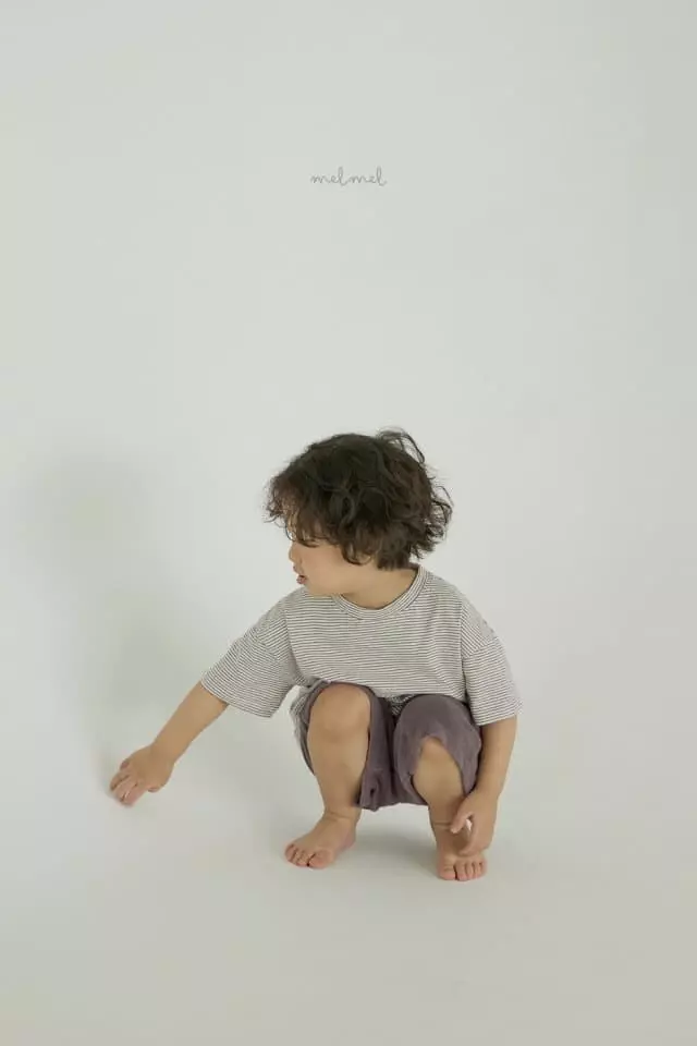 Melmel - Korean Children Fashion - #fashionkids - Stripes Tee - 9