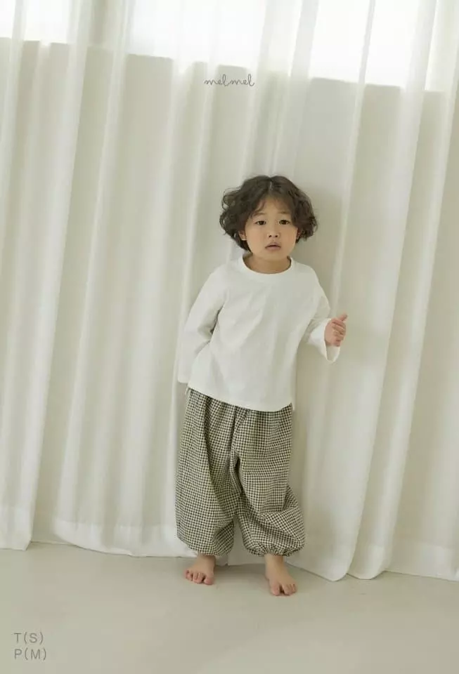 Melmel - Korean Children Fashion - #fashionkids - Ma Check Bloomer - 6