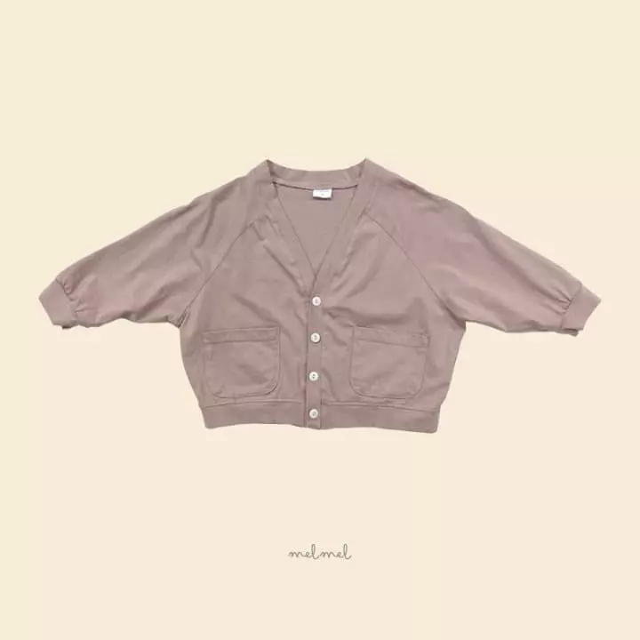 Melmel - Korean Children Fashion - #kidsshorts - Single Cardigan - 2
