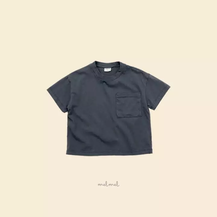 Melmel - Korean Children Fashion - #kidzfashiontrend - Pocket Tee - 2