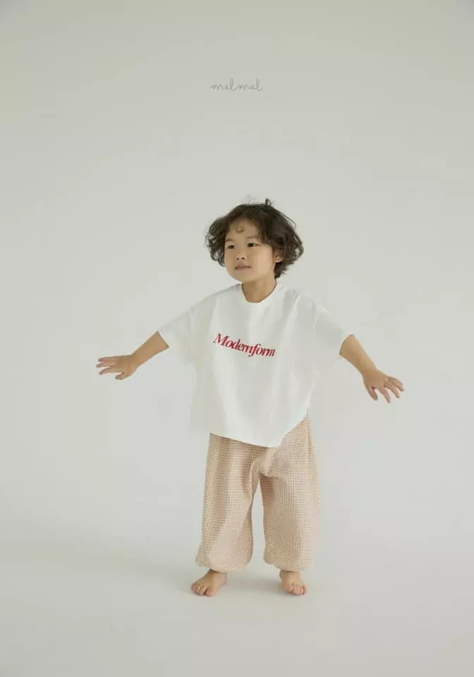 Melmel - Korean Children Fashion - #littlefashionista - Ma Check Bloomer - 11