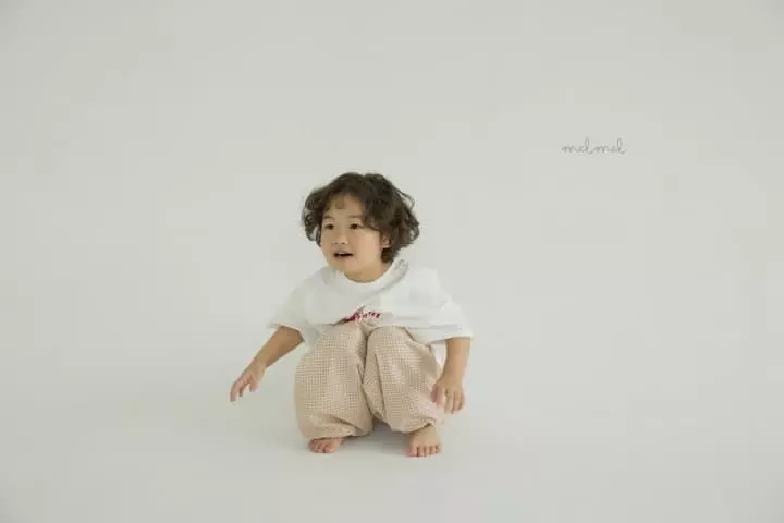 Melmel - Korean Children Fashion - #magicofchildhood - Ma Check Bloomer - 12
