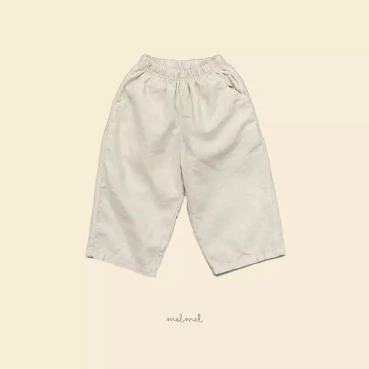 Melmel - Korean Children Fashion - #minifashionista - Linen Pants - 3