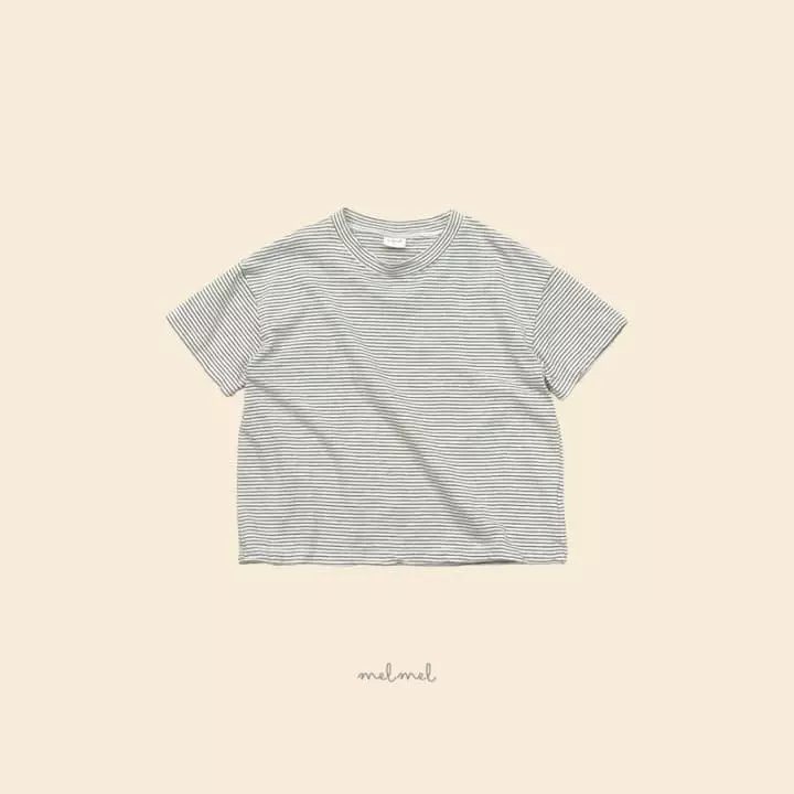 Melmel - Korean Children Fashion - #minifashionista - Stripes Tee - 2