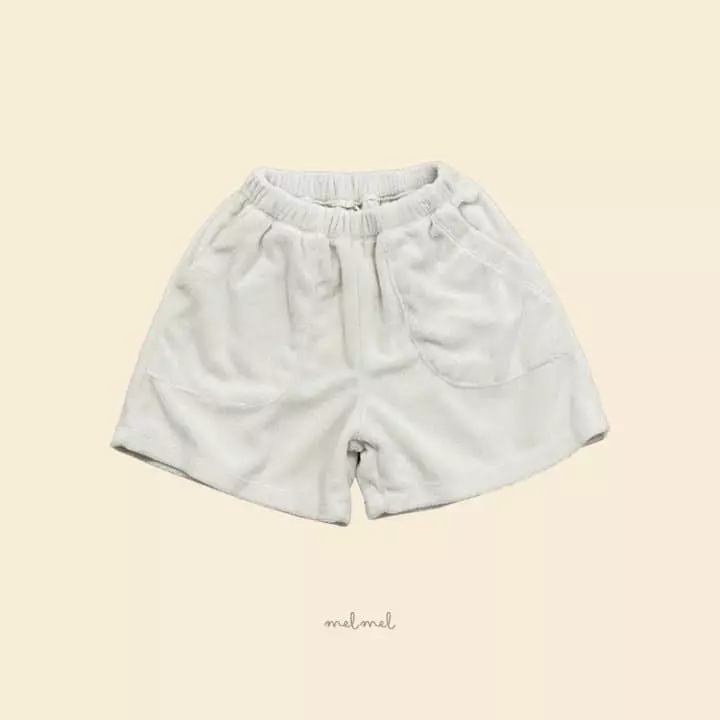 Melmel - Korean Children Fashion - #stylishchildhood - Terry Shorts - 3