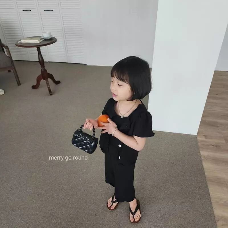 Merry Go Round - Korean Children Fashion - #Kfashion4kids - Cardigan Sleeveless Pants Set - 7