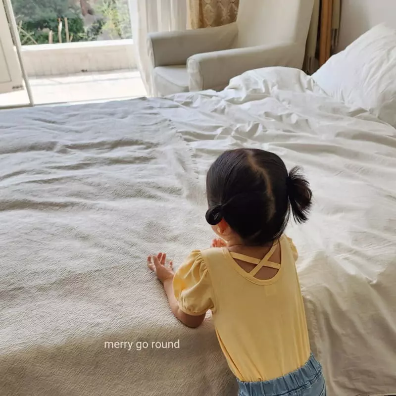 Merry Go Round - Korean Children Fashion - #childrensboutique - Shabet Puff Tee - 7