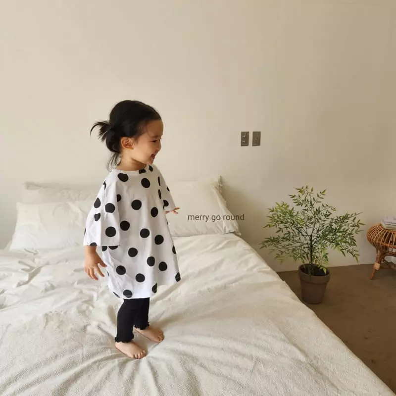 Merry Go Round - Korean Children Fashion - #discoveringself - Rib Leggings - 3