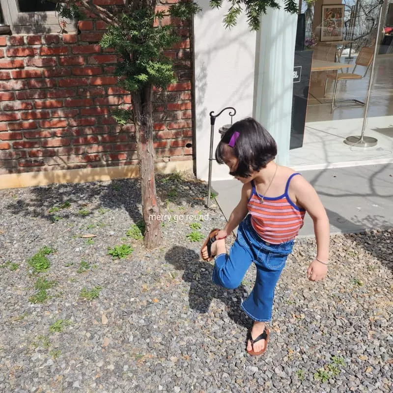 Merry Go Round - Korean Children Fashion - #todddlerfashion - Summer Sleeveless