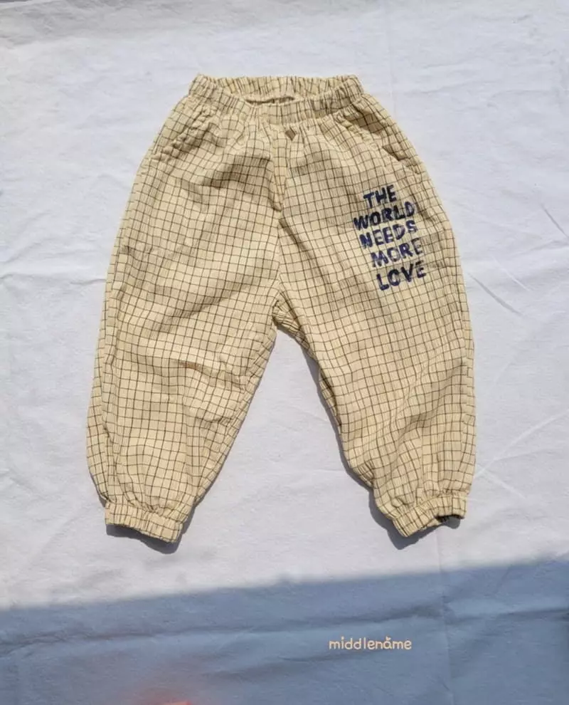 Middle Name - Korean Children Fashion - #childofig - Love Pants - 2