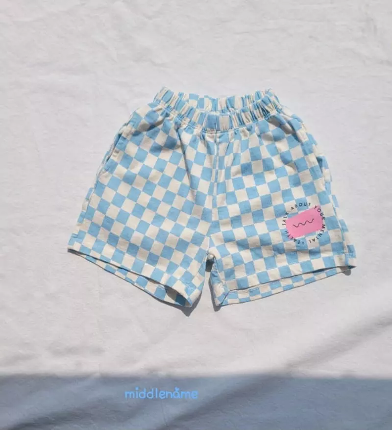 Middle Name - Korean Children Fashion - #discoveringself - Checker Point Pants - 3