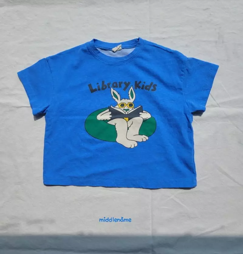 Middle Name - Korean Children Fashion - #discoveringself - Pigment Rabbit Tee - 2