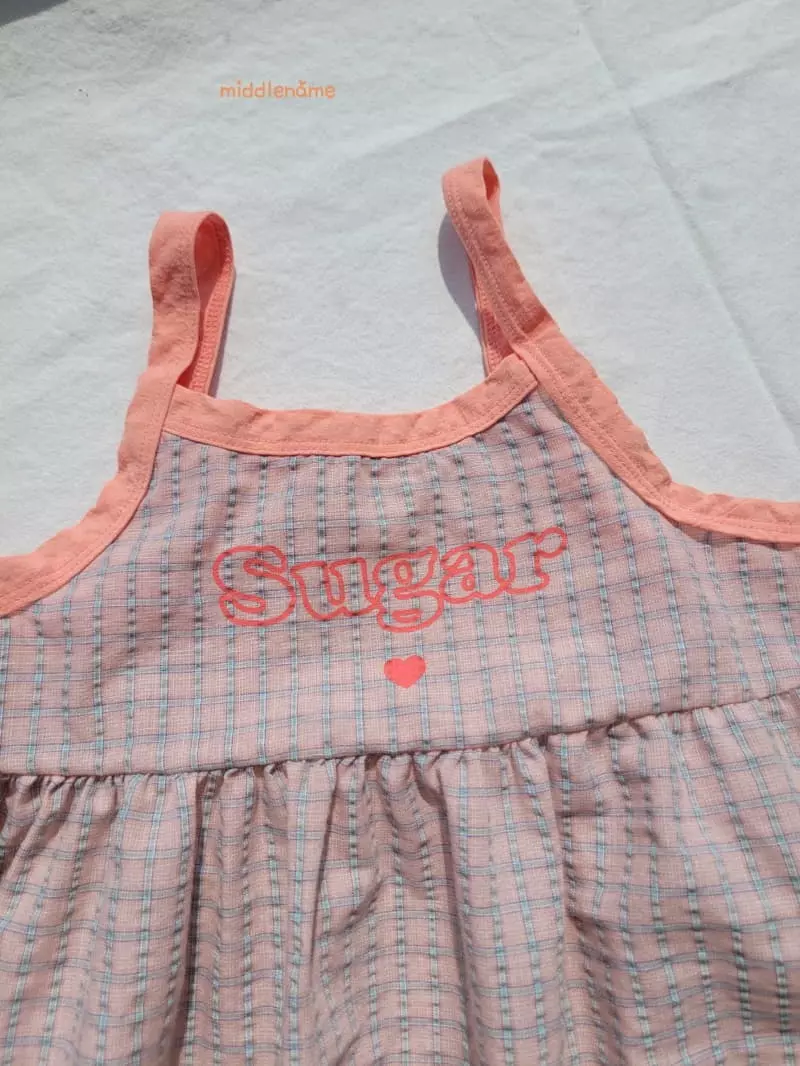 Middle Name - Korean Children Fashion - #fashionkids - Sugar Color One-piece - 2