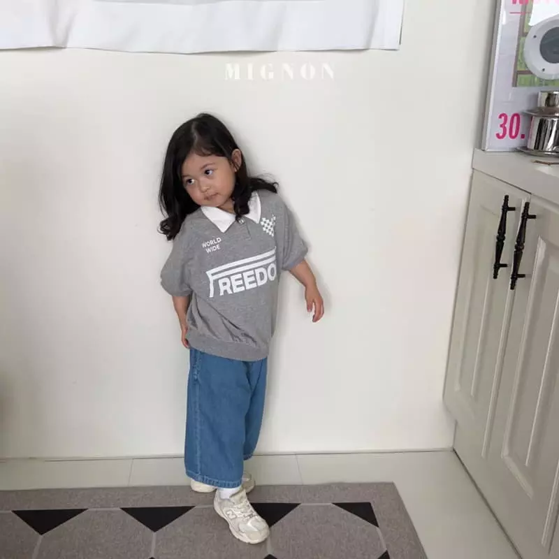 Mignon - Korean Children Fashion - #fashionkids - Free Collar Tee - 10