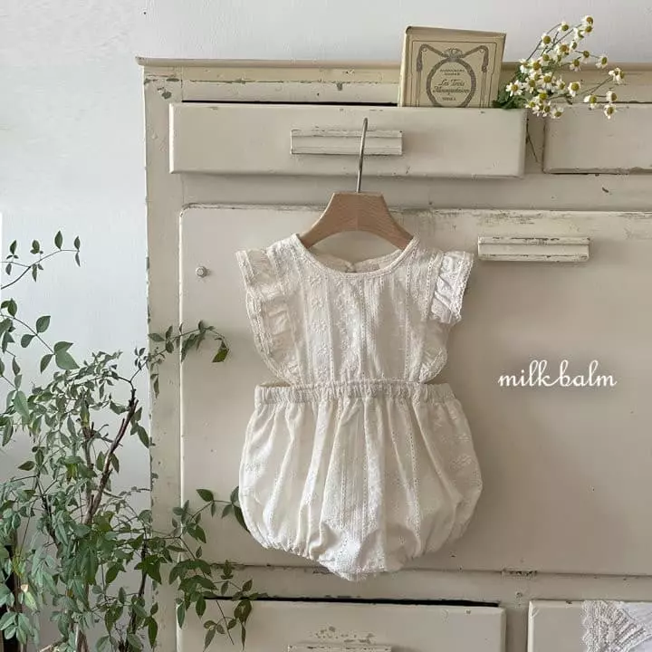 Milk Balm - Korean Baby Fashion - #babyfever - Daisy Frill Bodysuit - 2