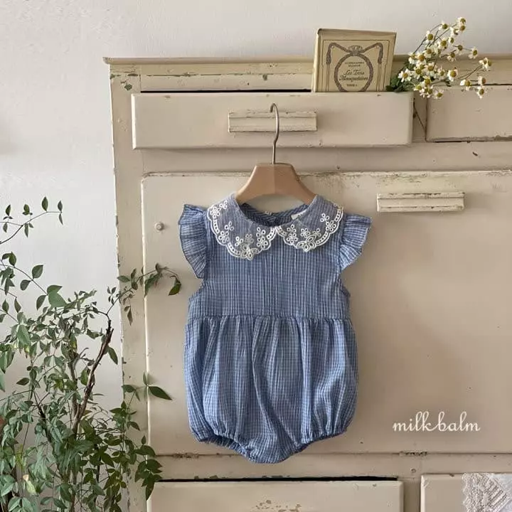 Milk Balm - Korean Baby Fashion - #babygirlfashion - Garden Frill Bodysuit