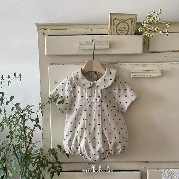 Milk Balm - Korean Baby Fashion - #babyoninstagram - Cale Short Sleeves Bodysuit - 11