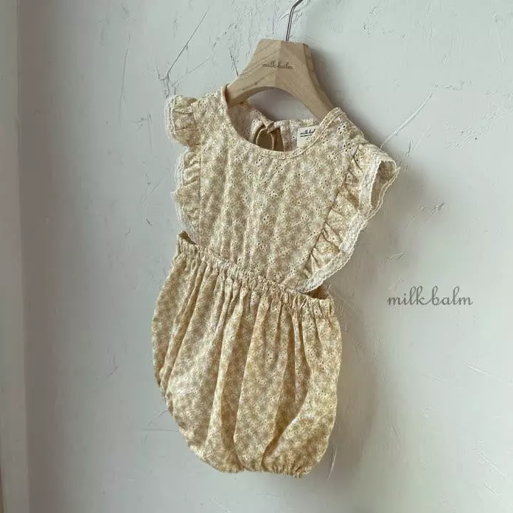 Milk Balm - Korean Baby Fashion - #babyoninstagram - Daisy Frill Bodysuit - 5