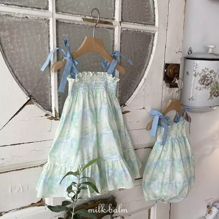 Milk Balm - Korean Baby Fashion - #babyoutfit - Camilla Smocking Bodysuit - 9