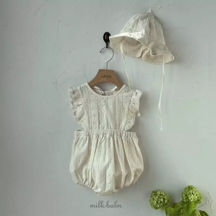 Milk Balm - Korean Baby Fashion - #babyoutfit - Daisy Frill Bodysuit - 8