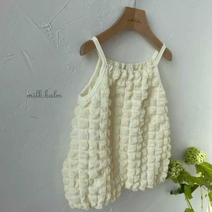 Milk Balm - Korean Baby Fashion - #smilingbaby - Bubble Dungarees Bodysuit - 11