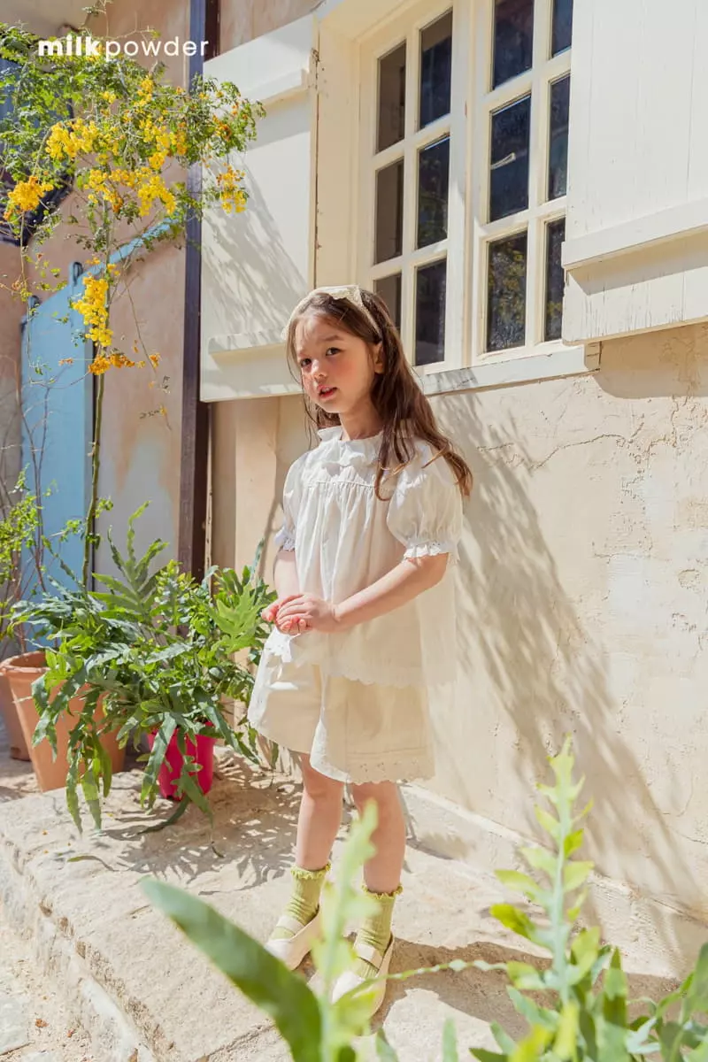 Milk Powder - Korean Children Fashion - #kidsshorts - Powder Blouse - 3