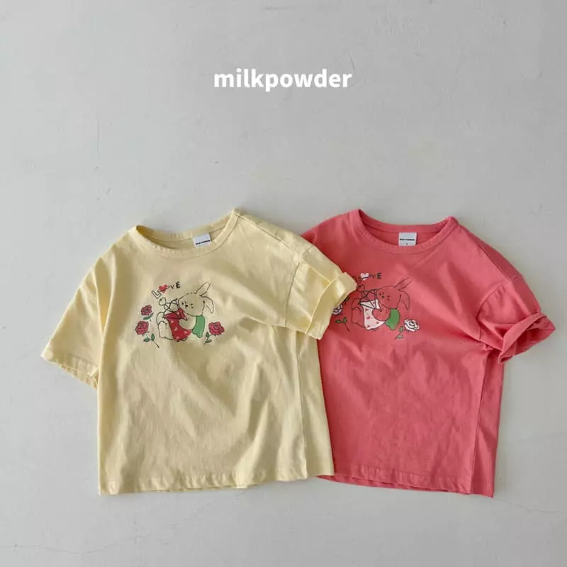 Milk Powder - Korean Children Fashion - #kidsstore - Bunny Tee - 6