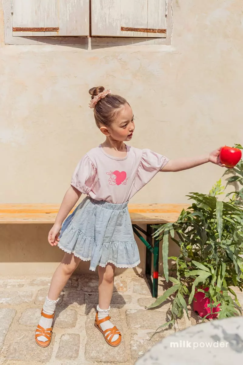 Milk Powder - Korean Children Fashion - #littlefashionista - Puff Tee - 5