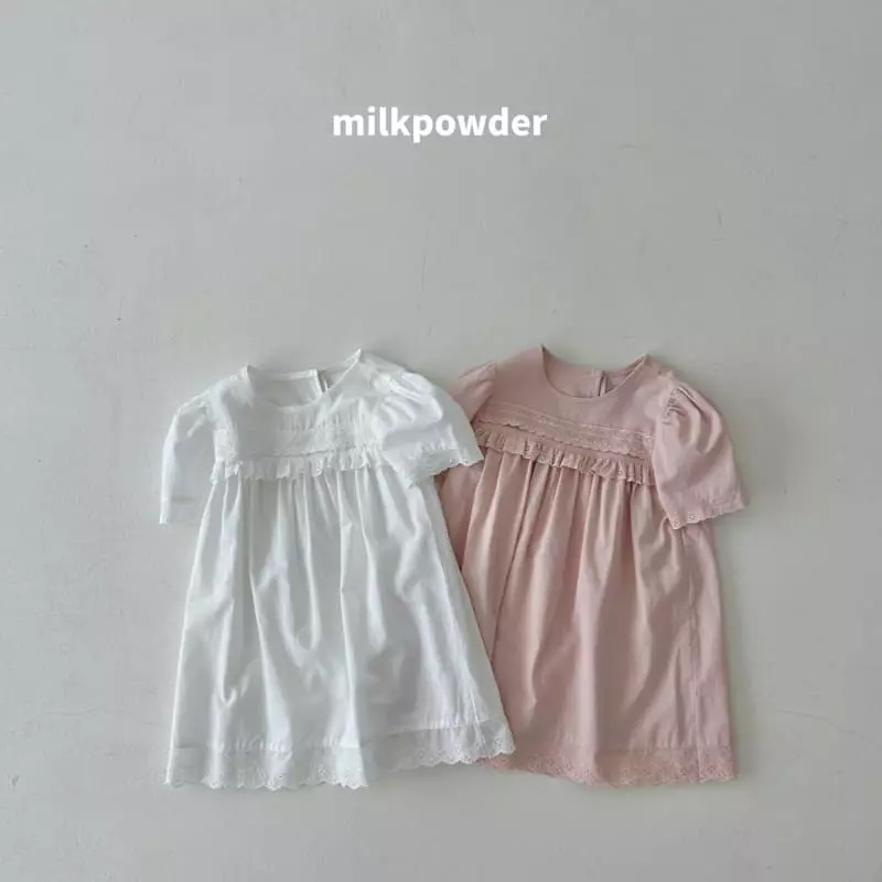 Milk Powder - Korean Children Fashion - #toddlerclothing - Lace One-piece - 9