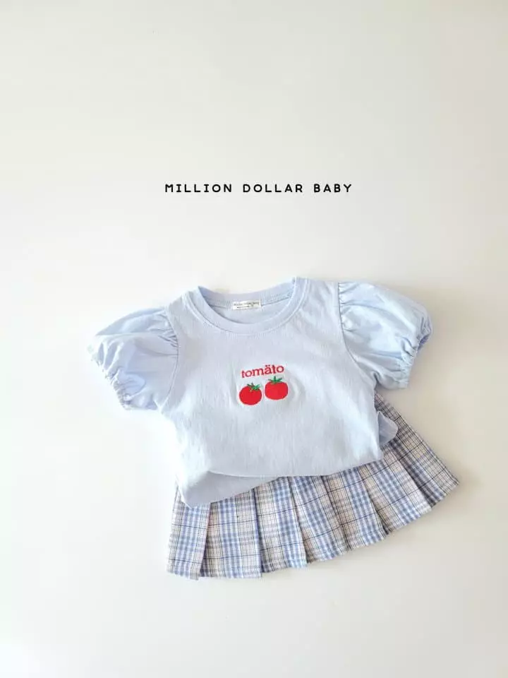 Million Dollar Baby - Korean Children Fashion - #Kfashion4kids - Pop Corn Check Skirt - 2