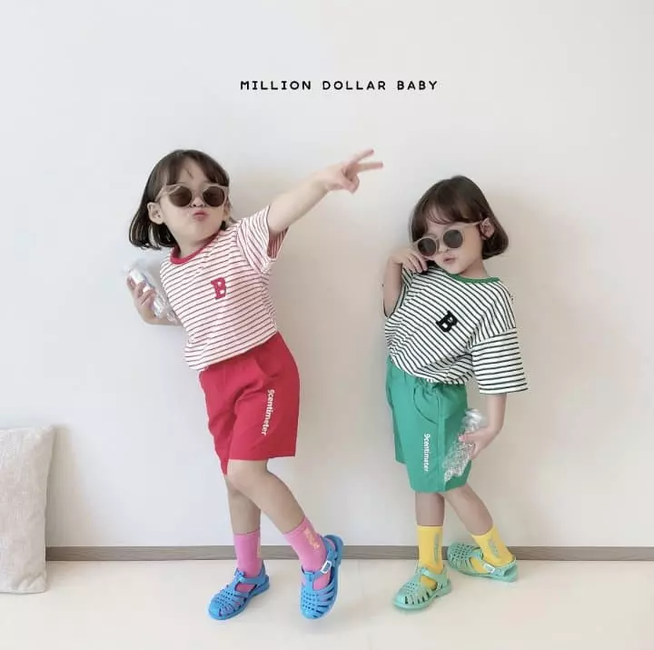 Million Dollar Baby - Korean Children Fashion - #kidzfashiontrend - 9cm Pants - 12