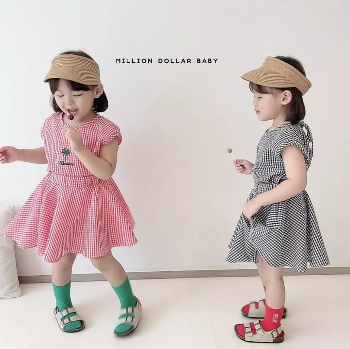 Million Dollar Baby - Korean Children Fashion - #toddlerclothing - Palm Tree Top Bottom Set - 11