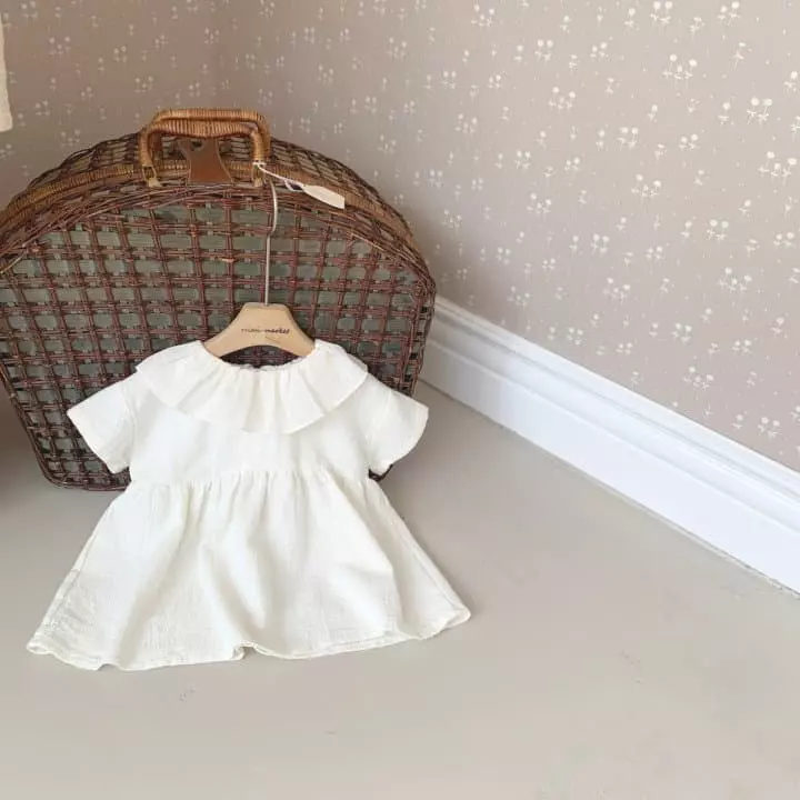 Mimi Market - Korean Baby Fashion - #babyboutiqueclothing - Noa Collar One-piece - 6