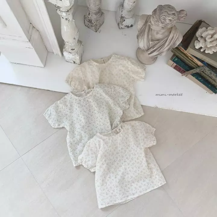 Mimi Market - Korean Baby Fashion - #babyboutiqueclothing - Floral Blouse - 12
