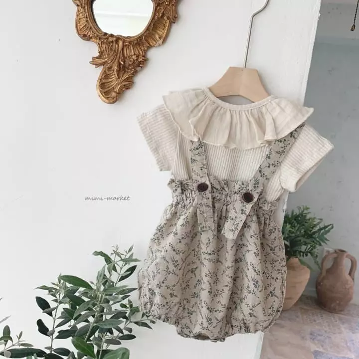 Mimi Market - Korean Baby Fashion - #babygirlfashion - Watsom Pot Dungarees - 8