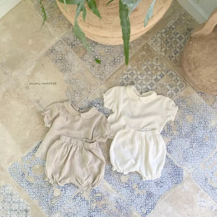 Mimi Market - Korean Baby Fashion - #babyfever - Tori Top Bottom Set - 4