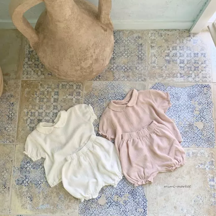 Mimi Market - Korean Baby Fashion - #babyoninstagram - Tori Top Bottom Set - 6