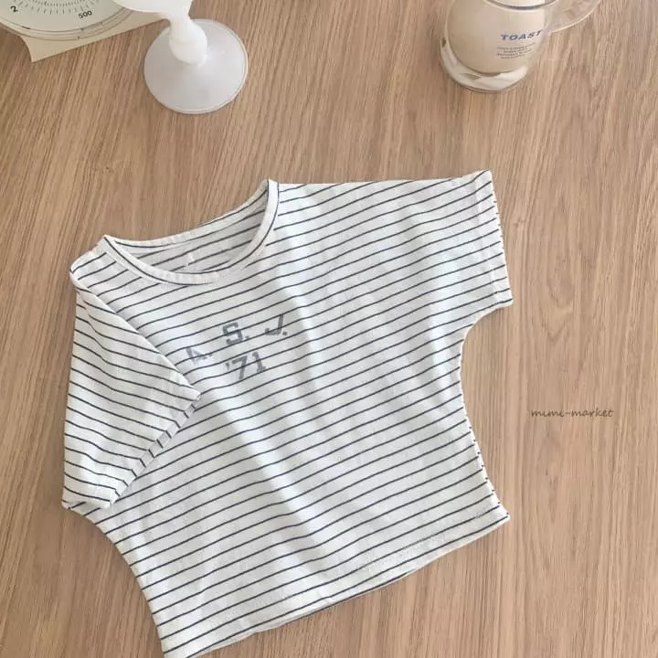 Mimi Market - Korean Baby Fashion - #babyoninstagram - 71 Stripes Tee - 2