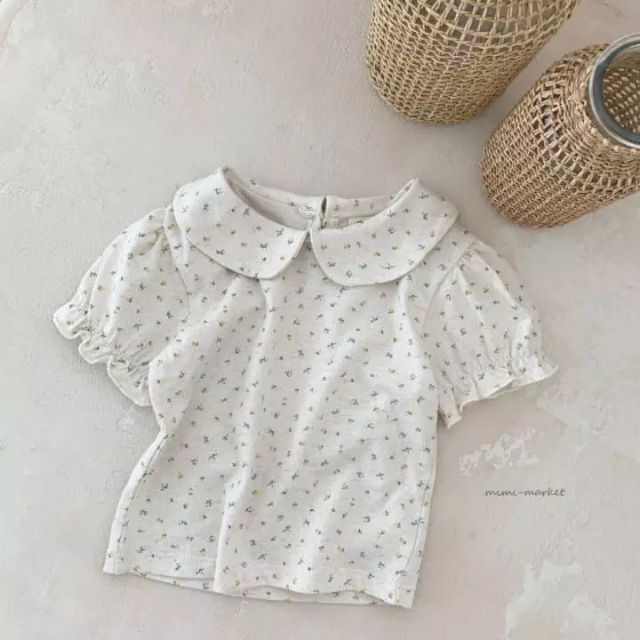 Mimi Market - Korean Baby Fashion - #babyoninstagram - Coco Collar Tee - 4