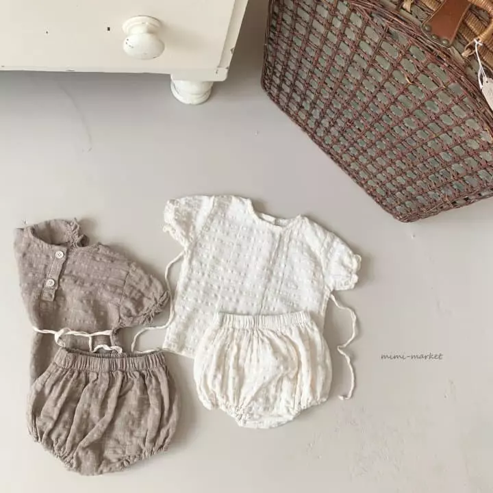 Mimi Market - Korean Baby Fashion - #babyootd - May Top Bottom Set
