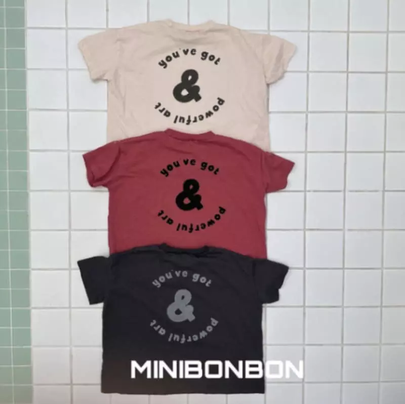 Mini Bongbong - Korean Children Fashion - #kidsshorts - Logo Tee