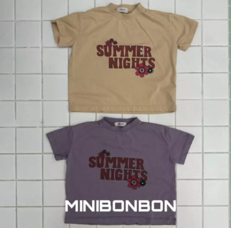 Mini Bongbong - Korean Children Fashion - #magicofchildhood - Summer Night Tee with Mom