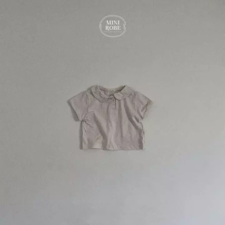 Mini Robe - Korean Baby Fashion - #babyboutiqueclothing - Marlang Collar Tee - 5