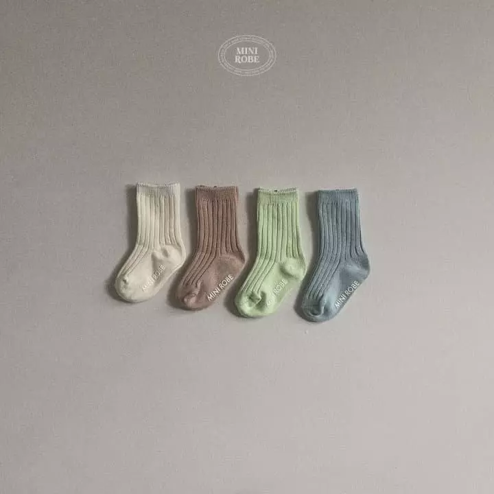 Mini Robe - Korean Baby Fashion - #babyboutiqueclothing - Pastel Socks