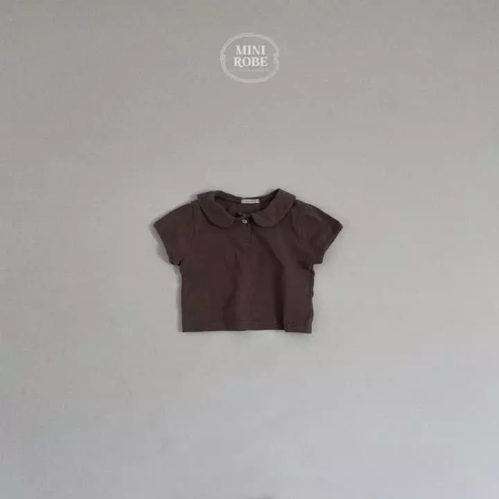 Mini Robe - Korean Baby Fashion - #babyclothing - Marlang Collar Tee - 6