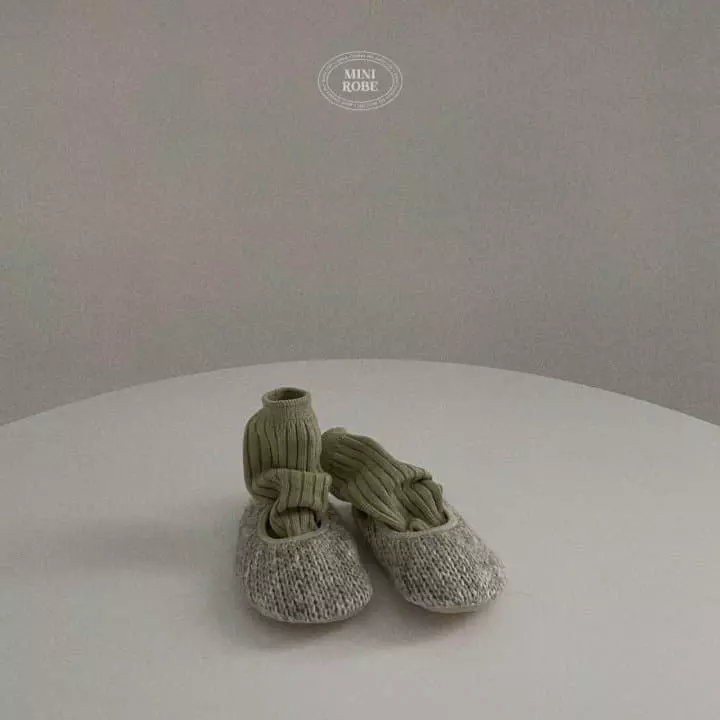 Mini Robe - Korean Baby Fashion - #babyclothing - Pistachio Socks - 10