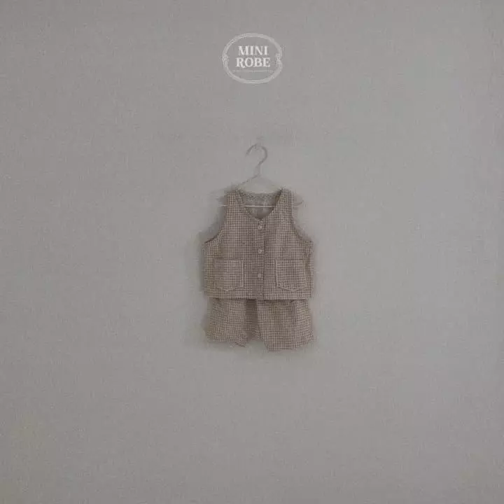 Mini Robe - Korean Baby Fashion - #babyclothing - Monaka Vest - 10