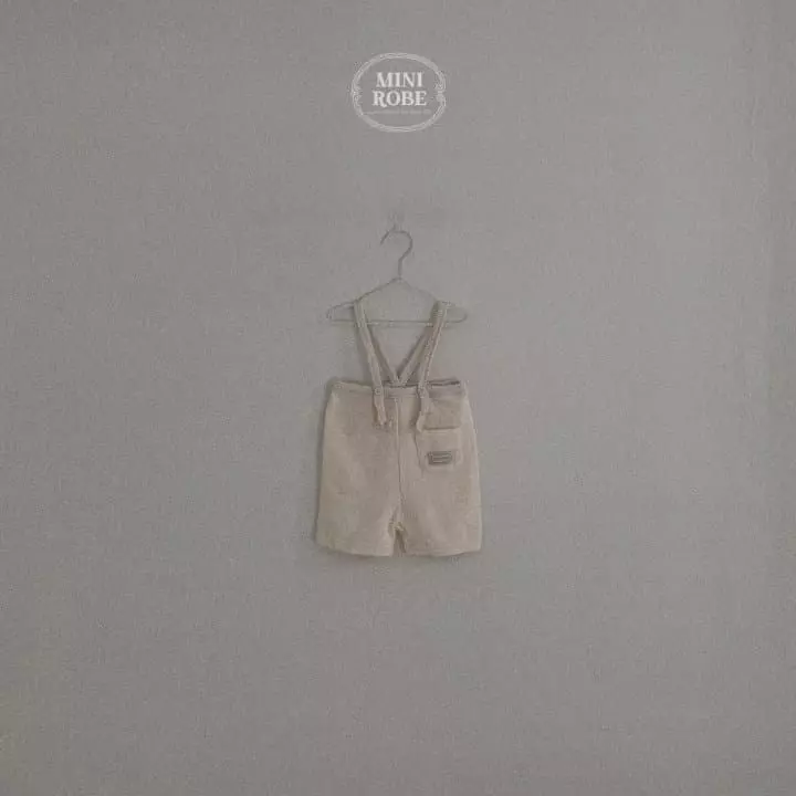 Mini Robe - Korean Baby Fashion - #babyfever - Modal Dungarees Pants - 3