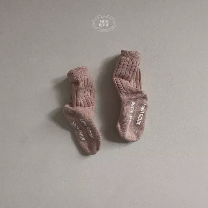 Mini Robe - Korean Baby Fashion - #babyfever - Warm Tone Socks - 3