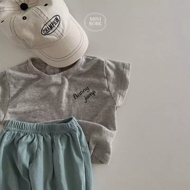 Mini Robe - Korean Baby Fashion - #babyfever - Bunny Rin Tee - 10
